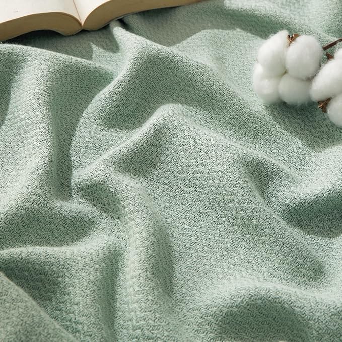 Bedsure GentleSoft 100% Cotton Large Blanket Oversized King by Unknown