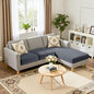 Hokway Chaise Cover and Couch Cushion Covers Set, Separate Sectional Sofa by Hokway
