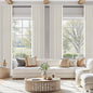 11 FT Extra Long Boho 100% Blackout Curtains 132 Inch Length 2 Panels Set Back by Guken