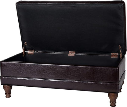 HomePop Deluxe Tufted Storage Bench - Image 8