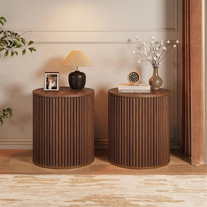 AVZEAR Fluted Round Side Table - Image 8