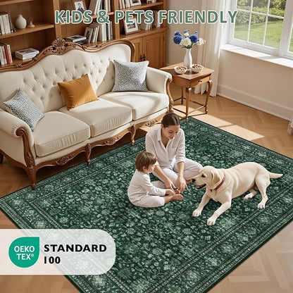 8x10 Area Rugs Living Room: Washable Rug - Image 9
