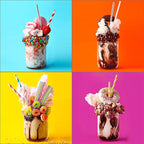 DISCOUNT PROMOS Decorating Mason Jars 12 oz. Set of 10, Bulk Pack - Glass Jars for Overnight Oats, Candies, Fruits, Pickles, Spices, Beverages - Red