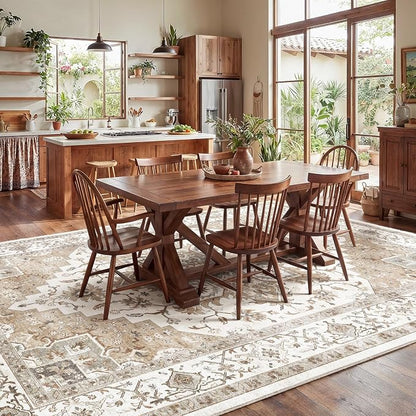 Amada 8x10 Area Rugs, Low-Profile Large Washable Area Rug - Image 8