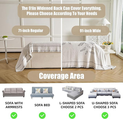 Couch Cover for Dogs Washable Sofa Cover, Sectional Couch Covers, Sofa Covers - Image 3