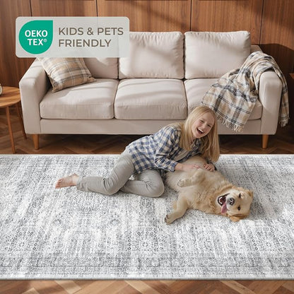 2'6 x 16' Runner Rug Non Slip, Washable Kitchen Rugs, Living Room, Extra Long - Image 9