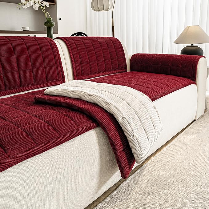 Couch Covers for Dogs Washable, 27.6"x59.1" Non Slip Couch Covers for Loveseat - Image 2
