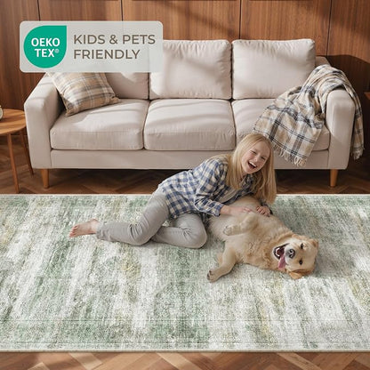2x12 Runner Rug Non Slip, Washable Hallway Runner Rug, Laundry Room, Soft - Image 9
