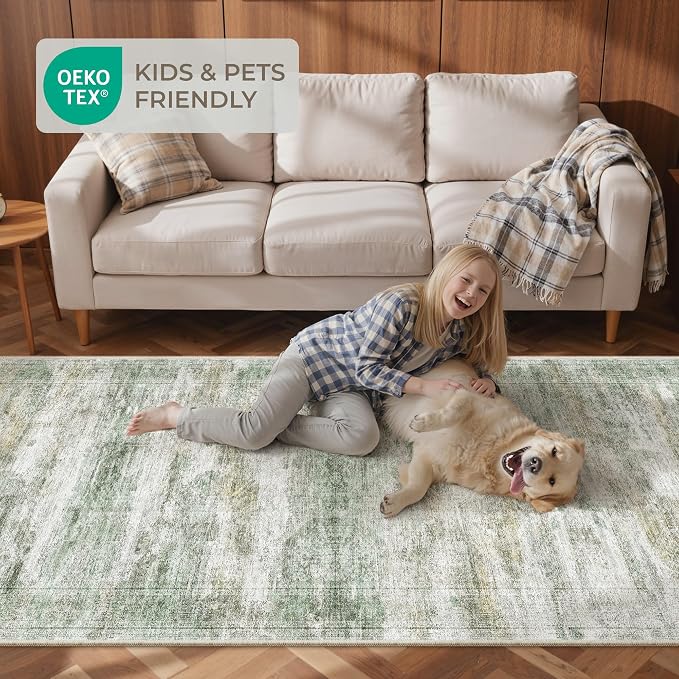 2x10 Runner Rug Non Slip, Washable Hallway Runner Rug, Laundry Room, Soft - Image 9