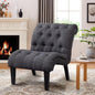 Tufted Upholstered Accent Chair by lightupyourlife
