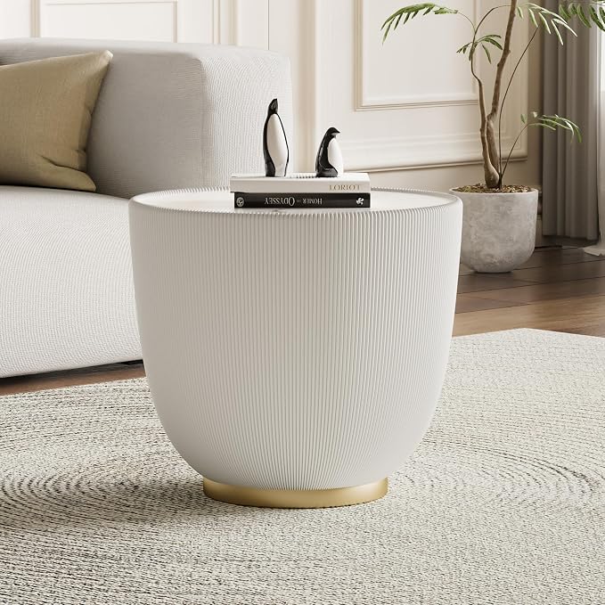 SSLine Bowl-Shape Small Coffee Table Modern Sintered Stone Top Coffee Table in by SSLine