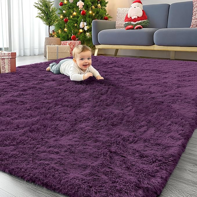 OLANLY 8x10 Machine Washable Large Area Rugs by OLANLY