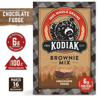 Kodiak Cakes Chocolate Fudge Brownie Mix, 14.8 Ounce Boxes (Pack of 6)