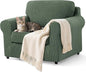 SUBRTEX 3 Pieces Stretch Sofa Slipcover Sets Couch Cover Sets Backrest Cushion by Subrtex