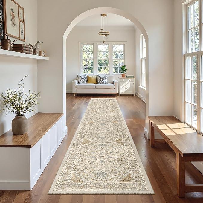 Madane Washable Runner Rugs 2x12 Long - Image 4