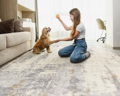 UERMEI 9x12 Area Rug Living Room Rugs - Image 8