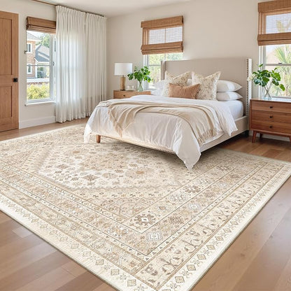 8x12 Area Rugs for Living Room, Large Washable Rug, Dining Room, Low Pile - Image 9