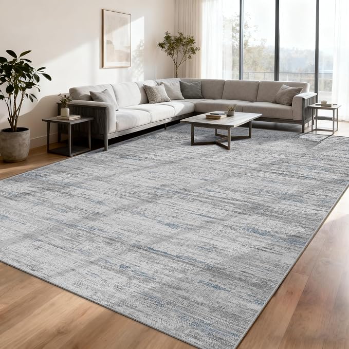 Area Rugs 9x12 for Living Room, Non-Slip Backing Machine Washable Rugs by Unknown