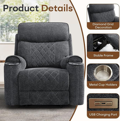 HAOMARKETS Power Recliner Chair Set of 2 - Image 4