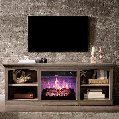 AMERLIFE 70 Inch Fireplace TV Stand - Image 8