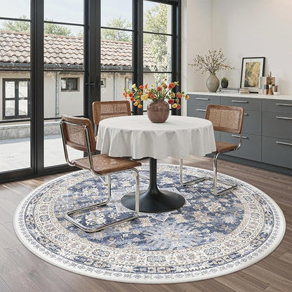 Round Rug 6ft, Circle Rug for Dining Room Table, Dining Room, Nursery Room - Image 8