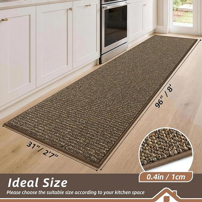 BEQHAUSE Kitchen Runner Rugs 31"x96", Kitchen Mats - Image 2
