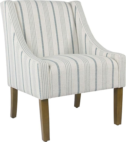Homepop Home Decor Upholstered Classic Swoop Arm Accent Chair Accent Chairs by HomePop