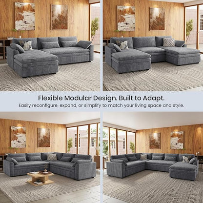 Belffin Large Modular Sectional Sofa - Image 8