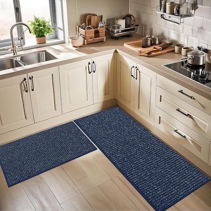 BEQHAUSE Kitchen Rugs and Mats 2PCS Non-Slip, Machine Washable Rugs - Image 8