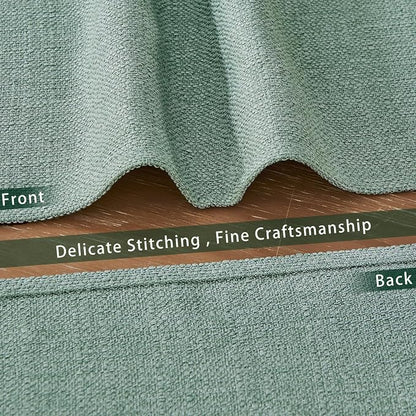 BALCONY & FALCON Placemats Set of 6 Faux Linen Cloth Place Mats Washable - Image 4