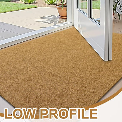 OLANLY Front Door Mat, Low Profile Doormat, Stain and Fade Resistant, - Image 3