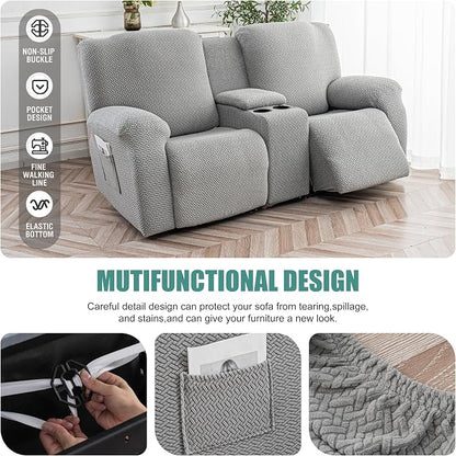 Genina Recliner Loveseat Covers - Image 5