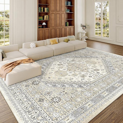 8x10 Area Rugs for Living Room, Large Washable Rug, Dining Room, Low Pile - Image 4