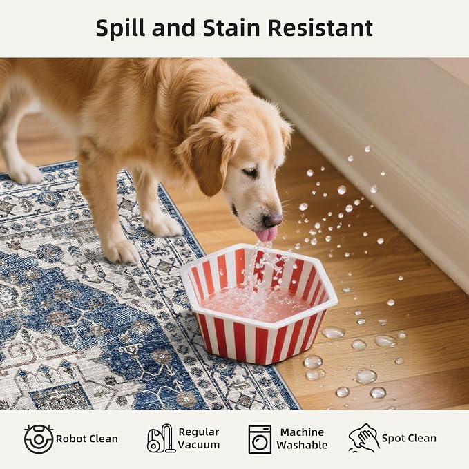Kitchen Sink Rugs Set 0f 2: Washable Non-Slip Hardwood Floor Mat - Image 3