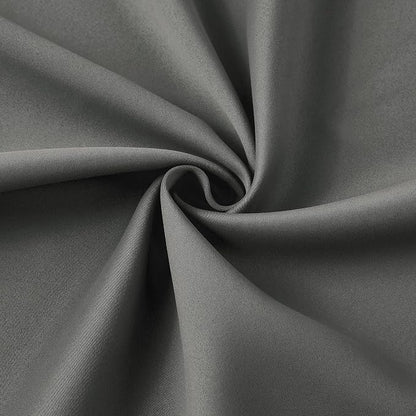 Grey Pinch Pleat Curtains & Drapes 120 Inches Long 2 Panels Set, Soundproof - Image 7