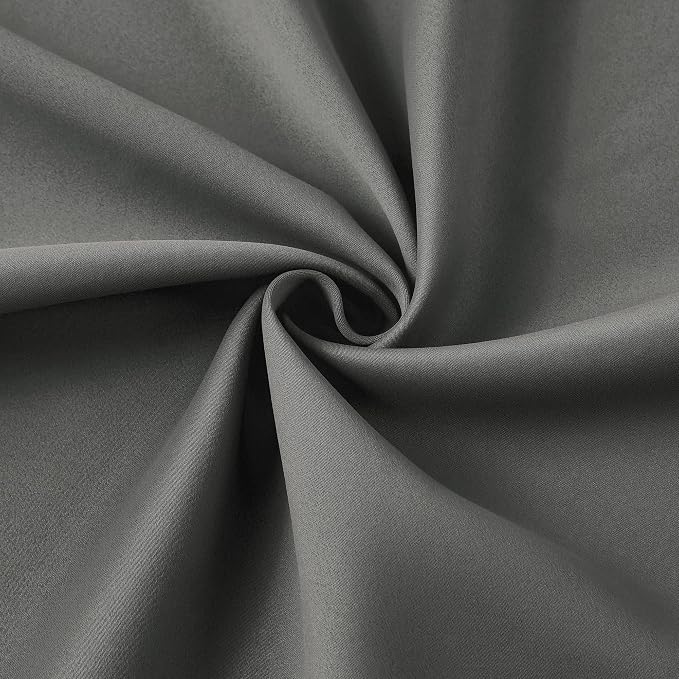 Grey Pinch Pleat Curtains & Drapes 150 Inches Long 2 Panels Set, Privacy - Image 7