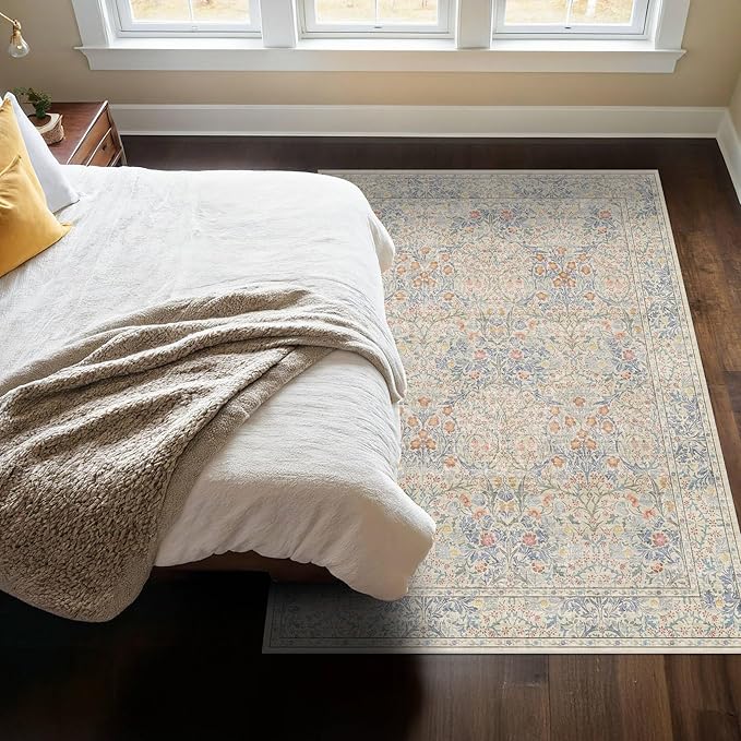 Washable Dining Room Rugs, 6x9 Area Rug - Image 4