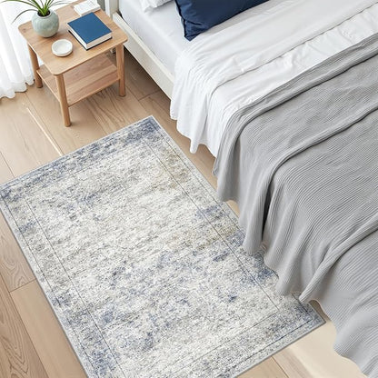 2x3 Rug Non Slip, Small Washable Entryway Rug, Runner - Image 4