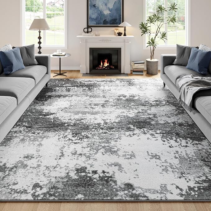 Washable Rug 8x10 Area Rugs for Living Room Bedroom Carpet, Dining Room Table by Acapet