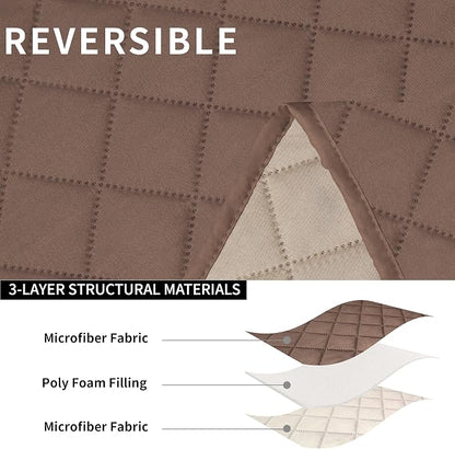 Easy-Going Loveseat Recliner Cover, Reversible Couch Cover - Image 5