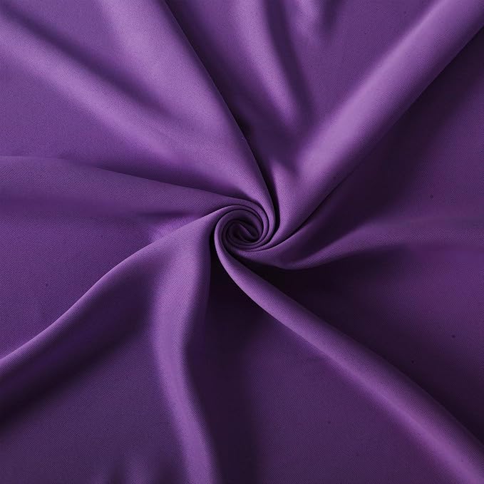 Blackout Curtains 42 x 84 Inch/Purple Curtains Set of 2 Panels/Room Darkening - Image 5