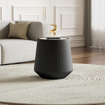 Modern Marble Nesting Coffee Table Set of 2, 26.77" Cup Shaped Coffee and End - Image 6