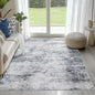 4x6 Area Rugs for Living Room Washable Bedroom Dining Room Blue Grey | Modern by Aelenmu