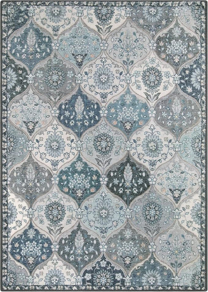 Lahome Moroccan Trellis Washable Area Rug, 5x7 Rugs - Image 3