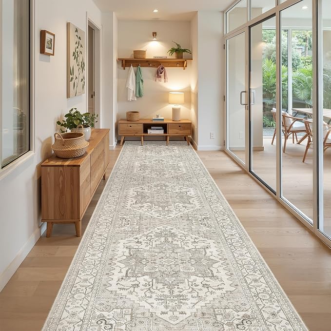 Madane Hallway Runner Rug 3x16 Washable Kitchen Runners Long, Soft Thin - Image 2