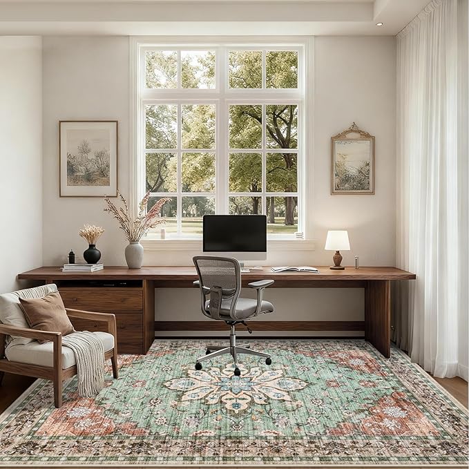 6x9 Area Rugs Living Room: Washable Rug - Image 6