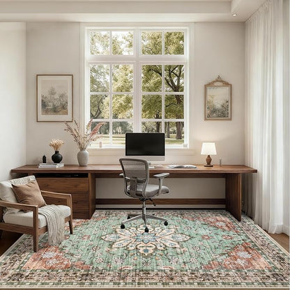 8x10 Area Rugs Living Room: Washable Rug - Image 6