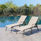 Crestlive Products Outdoor Chaise Lounge Chair, 5-Position Pool Lounge Chairs by CrestliveProducts