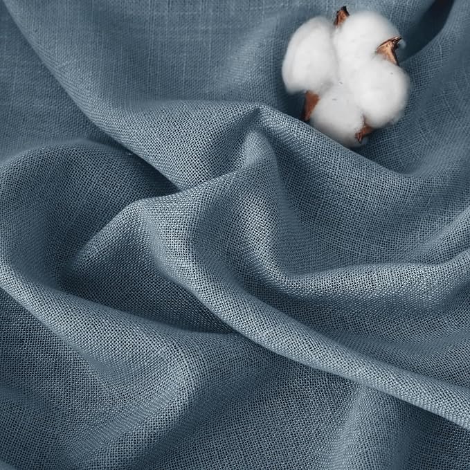 RYB HOME Sheer Curtains 108 inches, Extra Long Floor to Ceiling Curtains | - Image 3