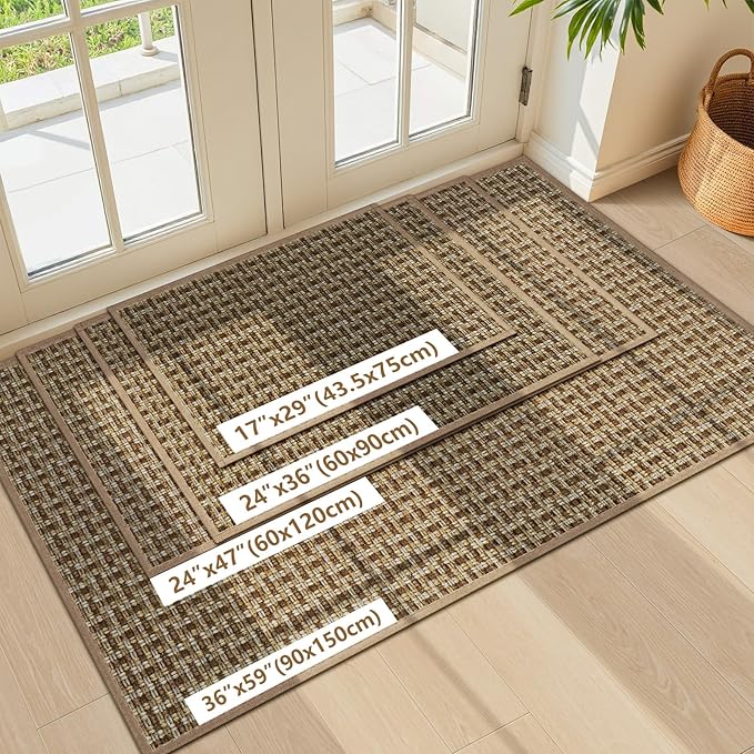 Door Mat Indoor Entrance 24"x36", Absorbent Indoor Door Mat, Non Slip Rubber - Image 7